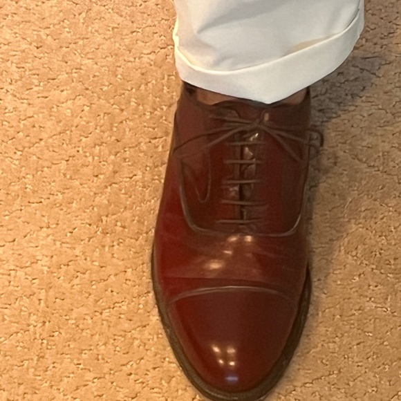 Ferragamo cap toe shoes size 9 1/2 - Picture 6 of 13